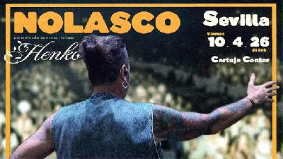 Cartel del concierto de Nolasco en el Cartuja Center de Sevilla 2026