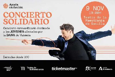 Cartel del concierto benéfico Notas de oportunidad en el Teatro de la Maestranza de Sevilla 2025
