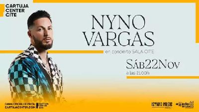 Cartel del concierto de Nyno Vargas en el Cartuja Center de Sevilla 2025