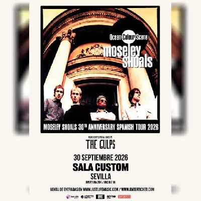 Cartel del concierto de Ocean Colour Scene en Custom Sevilla 2026