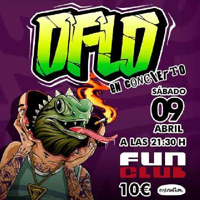 Cartel del concierto de OFLO en FunClub Sevilla 2022