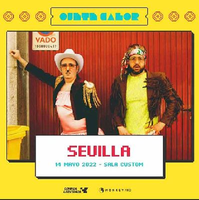 Cartel del concierto de Ojete Calor en Custom Sevilla 2022