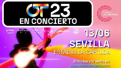 Cartel del concierto de Operación Triunfo OT 23 en Sevilla 2024