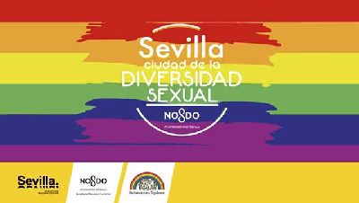 Cartel del orgullo LGTBI en Sevilla 2023