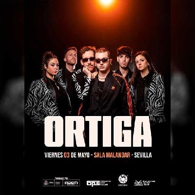 Cartel del concierto de Ortiga en Malandar Sevilla 2024