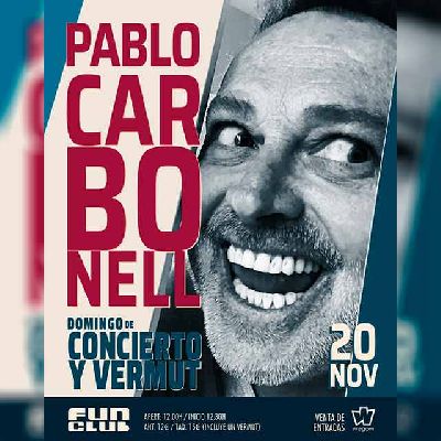 Cartel del concierto de Pablo Carbonell en FunClub Sevilla 2022