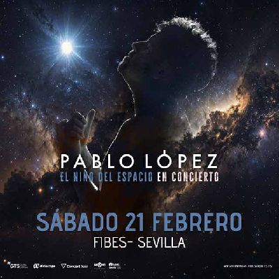 Cartel del concierto Pablo López en Fibes Sevilla 2026
