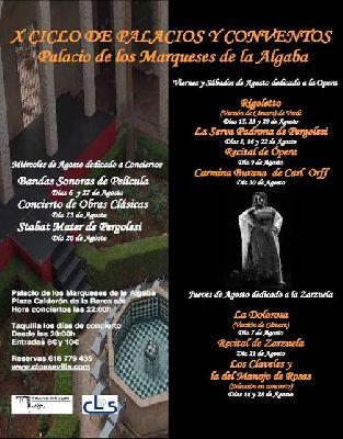 X ciclo de Música en Palacios y Conventos Sevilla (agosto 2014)