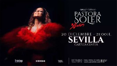 Cartel del concierto de Pastora Soler en el Cartuja Center de Sevilla 2025