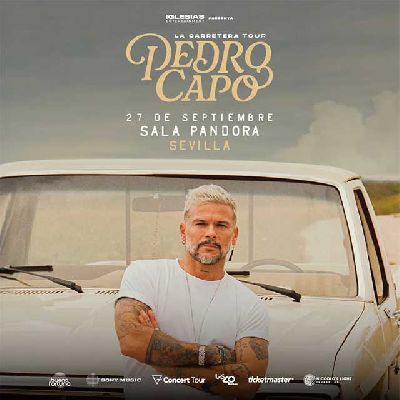 Cartel del concierto de Pedro Capó en Pandora Sevilla 2025