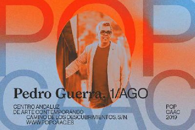 Cartel del concierto de Pedro Guerra en Pop CAAC Sevilla 2019