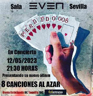Cartel del concierto de Perdido 008 en la Sala Even Sevilla 2023