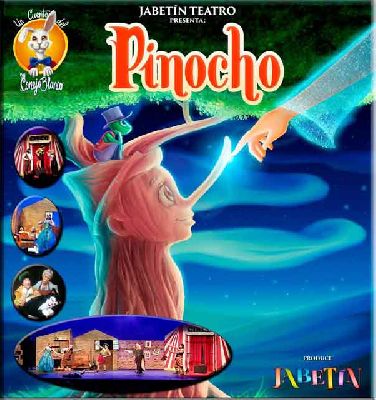 Cartel de Pinocho de Jabetín Teatro