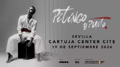 Cartel del concierto de Pitingo en el Cartuja Center de Sevilla 2026