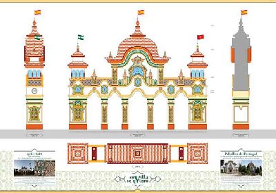 Portada de la Feria de Abril de Sevilla 2026 obra de Davide Gambini