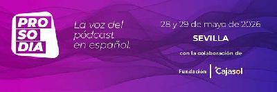 Cartel de Prosodia en Cajasol Sevilla 2026