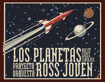 Cartel del Proyecto Orquesta ROSS Joven: Los planetas