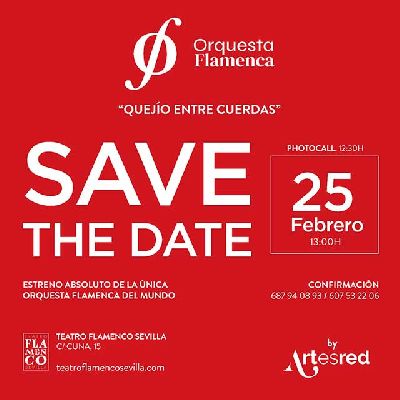 Cartel del Quejío entre cuerdas en el Teatro Flamenco Sevilla 2024