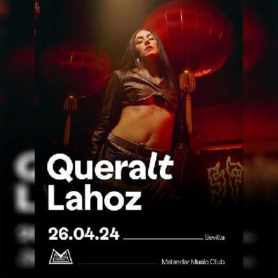Cartel del concierto de Queralt Lahoz en Malandar Sevilla 2024