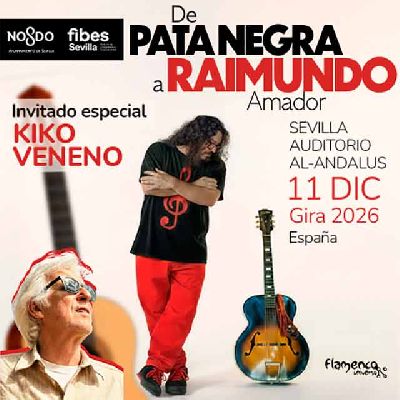 Cartel de Raimundo Amador en Fibes Sevilla 2026
