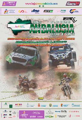 Cartel del Rally Trans Baja Andalucía (Rally Trans Baja Andalusia) 2021