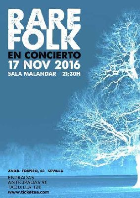 Concierto: Rarefolk en Malandar Sevilla (noviembre 2016)