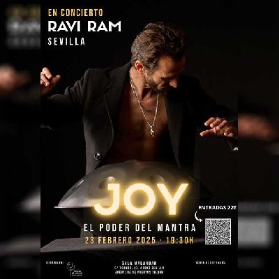 Cartel del concierto de Ravi Ram en Malandar Sevilla 2025