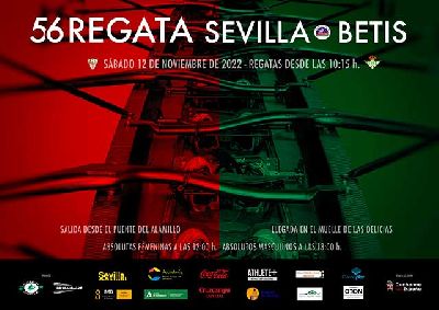 Cartel de la 56 Regata Sevilla - Betis 2022