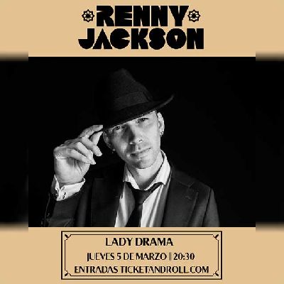 Cartel del concierto de Renny Jackson en Lady Drama Café Teatro Sevilla 2026