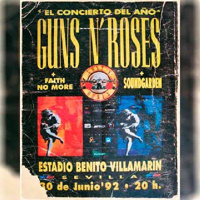 Cartel del concierto de 1992 Revival Fest en Malandar Sevilla 2025