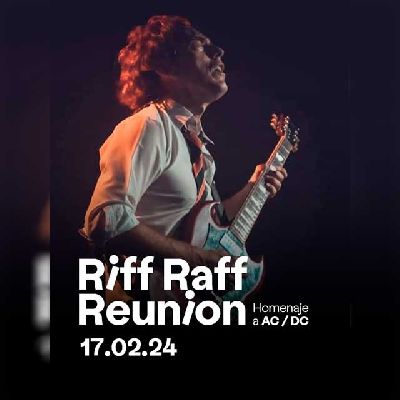Cartel del concierto de Riff Raff Reunion en Malandar Sevilla 2024
