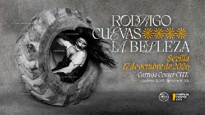 Cartel de Rodrigo Cuevas en el Cartuja Center de Sevilla 2026