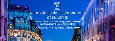 Cartel del concierto Los musicales de Londres por la ROSS