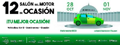 Cartel de la duodécima edición del Salón del Motor de Ocasión de Sevilla 2022 en Fibes Sevilla