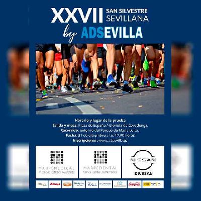 Cartel de la XXVII San Silvestre Sevillana 2022