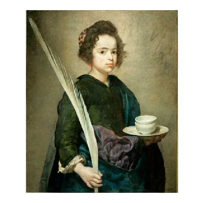 Foto de la pintura Santa Rufina de Diego Velázquez
