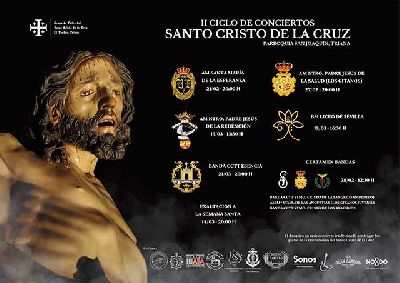 Cartel de los conciertos del ciclo Santo Cristo de la Cruz en San Joaquín Sevilla 2026