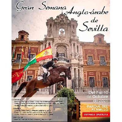 Cartel de la Gran Semana Anglo-Árabe de Sevilla 2021