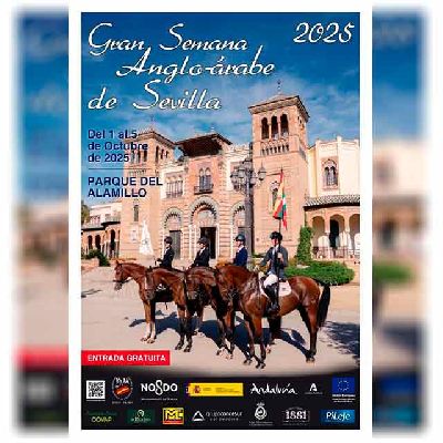 Cartel de la Gran Semana Anglo-Árabe de Sevilla 2025