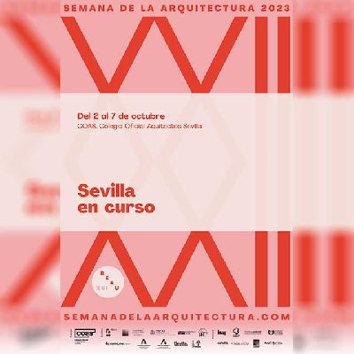 Cartel de la XXII Semana de la Arquitectura 2023 de Sevilla