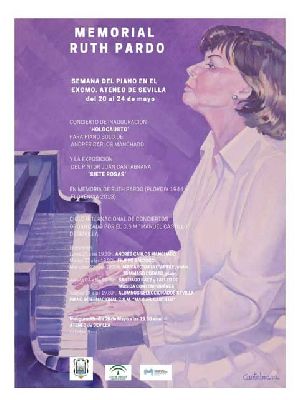 Cartel de la Semana del piano Memorial Ruth Pardo 2019