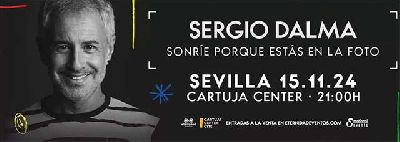 Cartel del concierto de Sergio Dalma en el Cartuja Center de Sevilla 2024