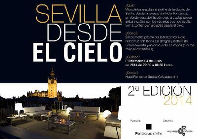 Sevilla desde el cielo en Hotel Fontecruz (junio 2014)