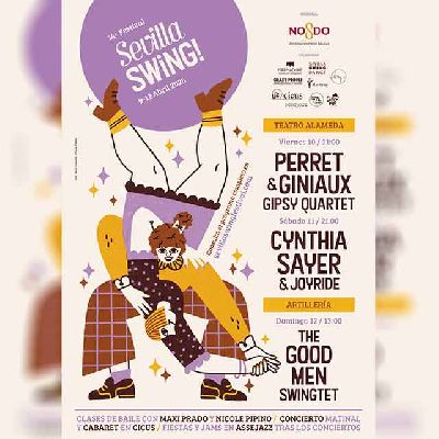 Cartel de la décima cuarta edición del Festival Sevilla Swing! 2026