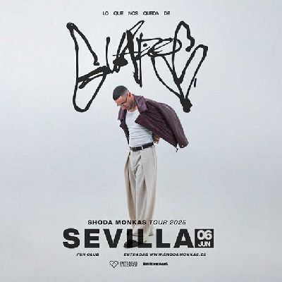 Cartel del concierto de Shoda Monkas en FunClub Sevilla 2025