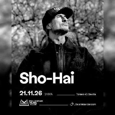 Cartel del concierto de Sho-Hai en Malandar Sevilla 2026
