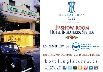 Show-Room benéfico en el Hotel Inglaterra de Sevilla