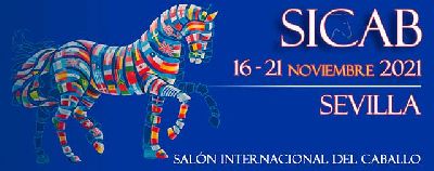 Cartel del Salón Internacional del Caballo (SICAB) en Fibes en Sevilla 2021