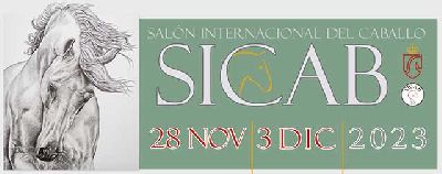 Cartel del Salón Internacional del Caballo (SICAB) en Fibes en Sevilla 2023
