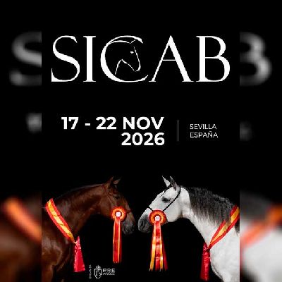 Cartel del Salón Internacional del Caballo (SICAB) en Fibes en Sevilla 2026